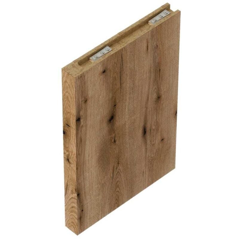 Lément Vertical 30Cm Bois Chêne Naturel