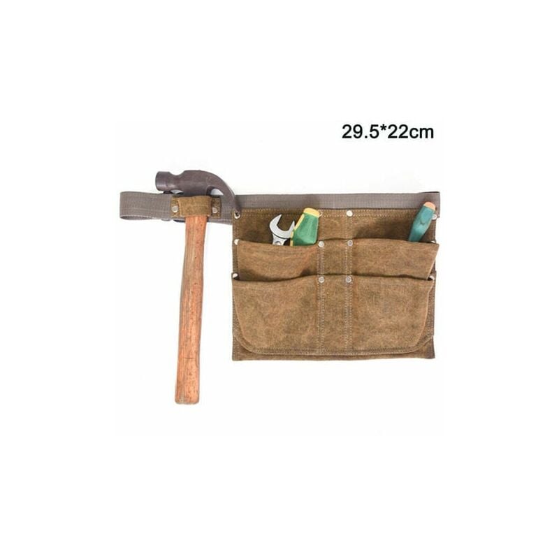 Modou - lmly Gardening Waist Pack Hanging Garden Tool Belt Bag Canvas Heavy Duty Tool Support Bag for Men/Women Tool Belt