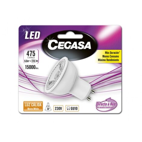 LMP CEGAS.LED DIC5.8W GU10 450LM - CEGASA