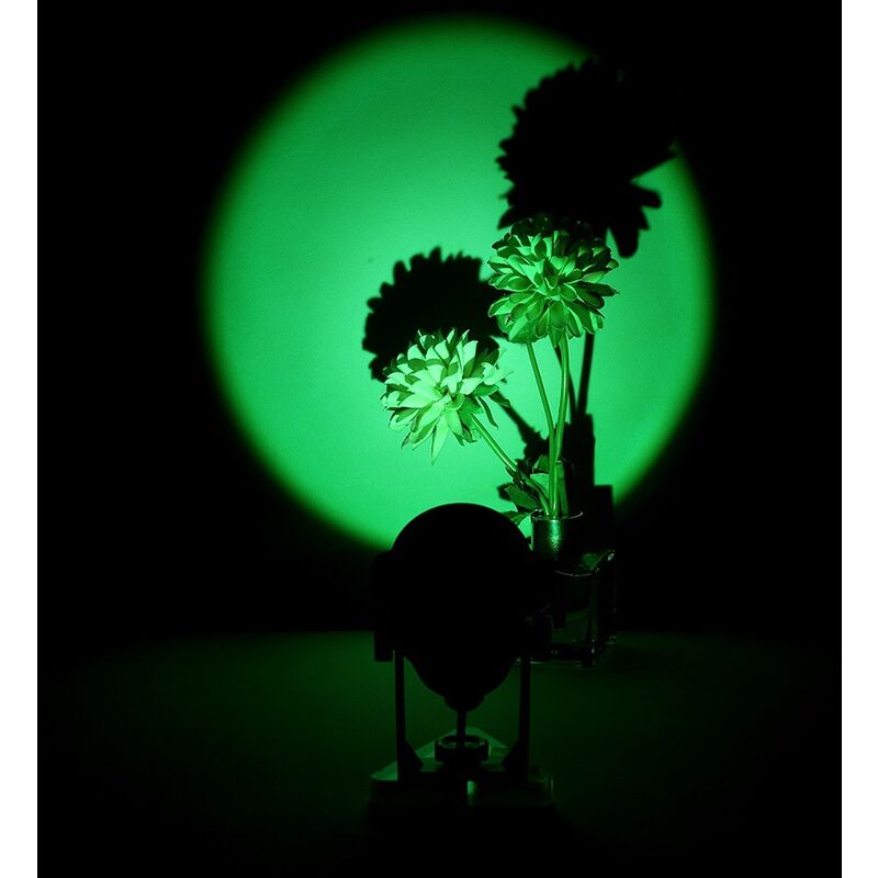Image of Lampada Sunset Projection Light Visual Led Romantic Modern Usb Night Light Atmosfera Soggiorno Arredamento Camera Da Letto Verde Chiaro - Minkurow