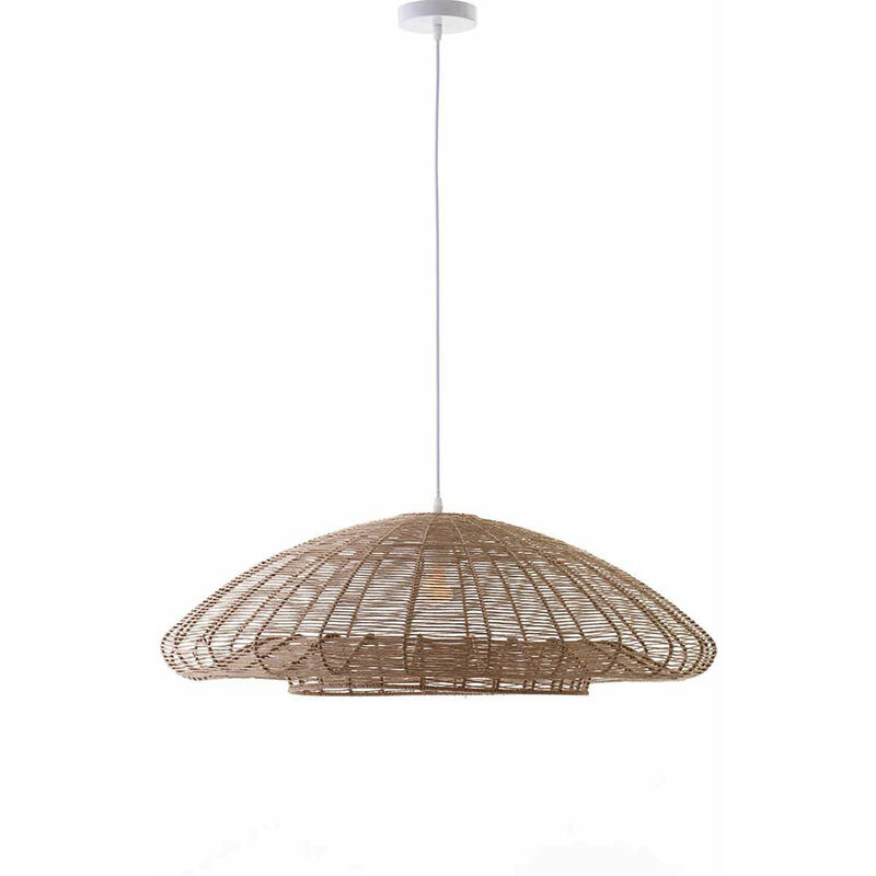 

Lámpara colgante ALBA NATURAL de cuerda de papel natural con soporte eléctrico E27 de 80 cm de diámetro