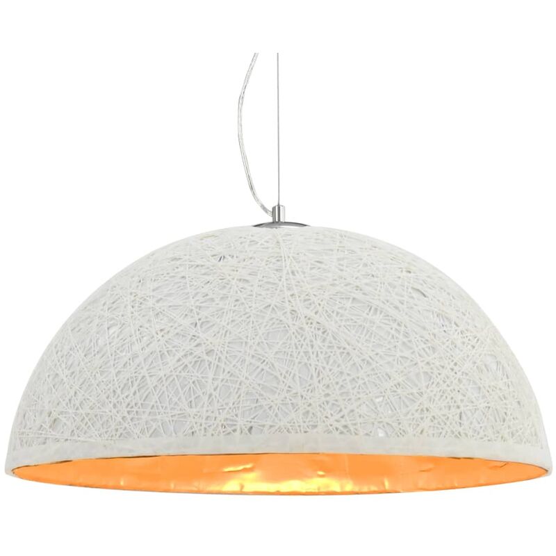 

Lámpara colgante blanco y dorado E27 Ø50 cm - Multicolor