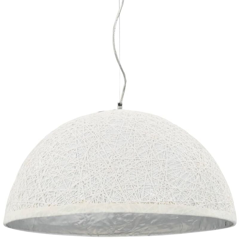 

Lámpara colgante blanco y plateado E27 Ø50 cm - Multicolor