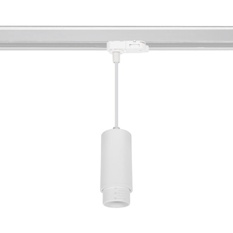 

Efectoled - Lámpara Colgante Cuarzo Multiángulo 10-50º de Carril Trifásico para Bombillas GU10 Blanco - Blanco