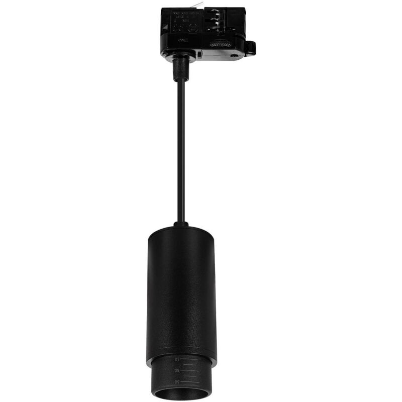 

Efectoled - Lámpara Colgante Cuarzo Multiángulo 10-50º de Carril Trifásico para Bombillas GU10 Negro - Negro