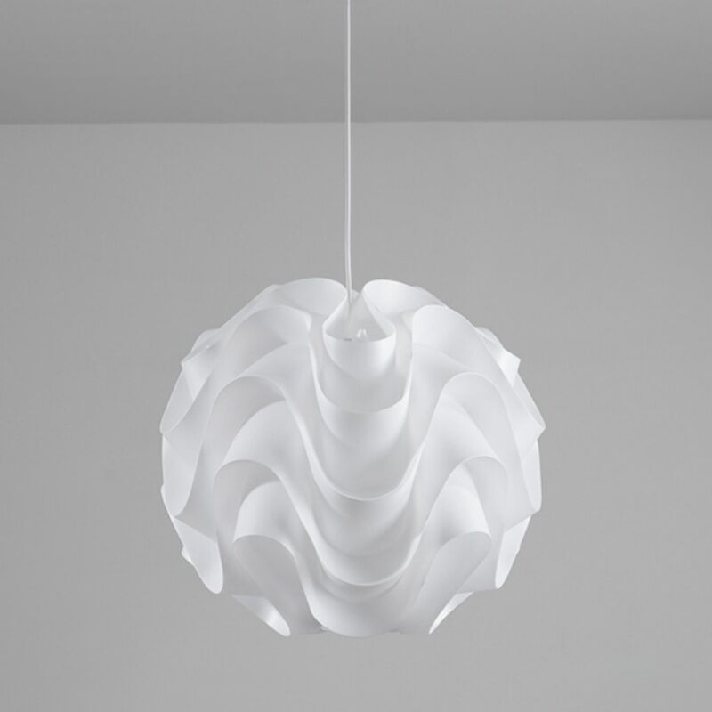 

Wottes - Lámpara colgante plumas decorativa ajustable interior, creativa individualidad cafetería bar iluminación Blanco - Blanco