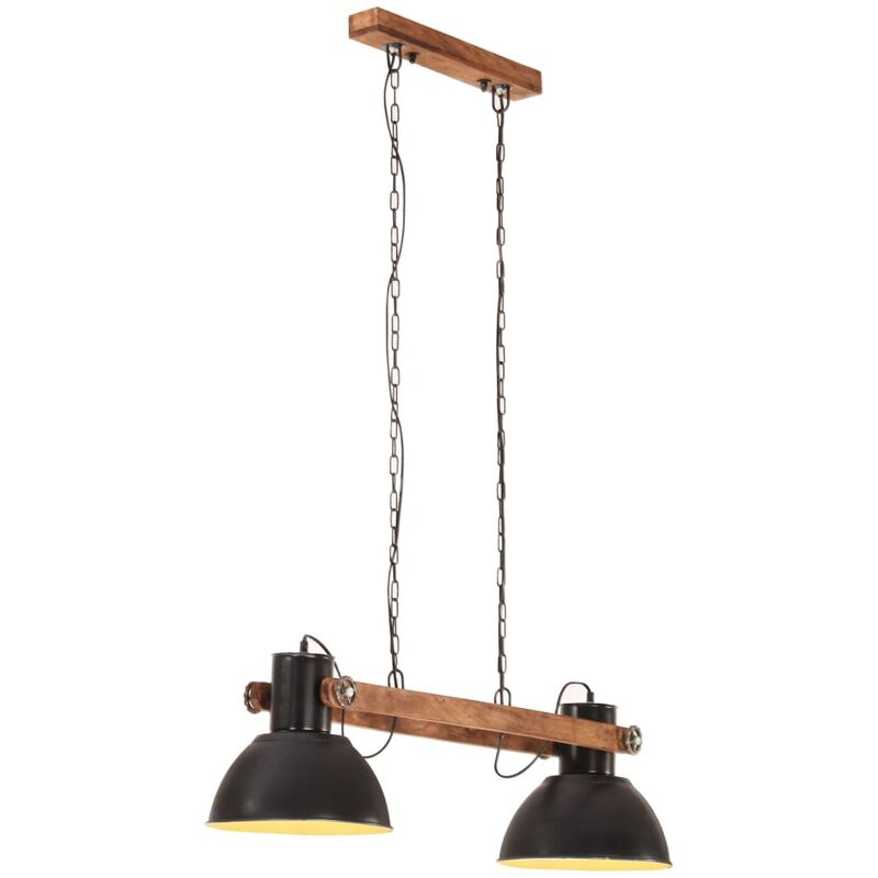 

Lámpara colgante industrial 25 W negro 109 cm E27 - Negro