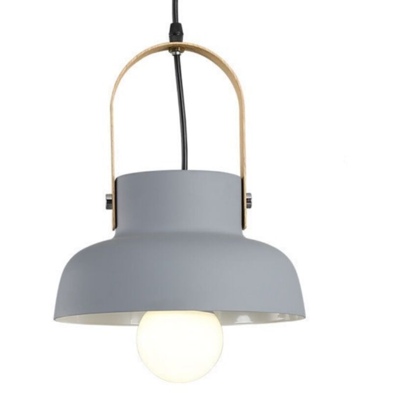 

Lámpara colgante industrial moderna, luz colgante iluminación sala estar dormitorio bar ajustable metal creativo 3 luces - Blanco - Blanco