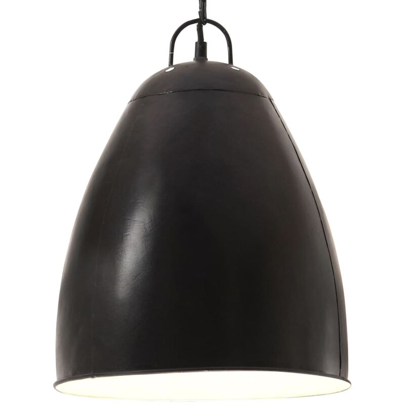 

Lámpara colgante industrial redonda 25 W negro 32 cm E27 - Negro