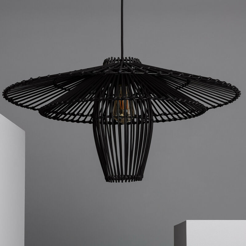 

Lámpara Colgante de Bambú Jiang Negro - Negro