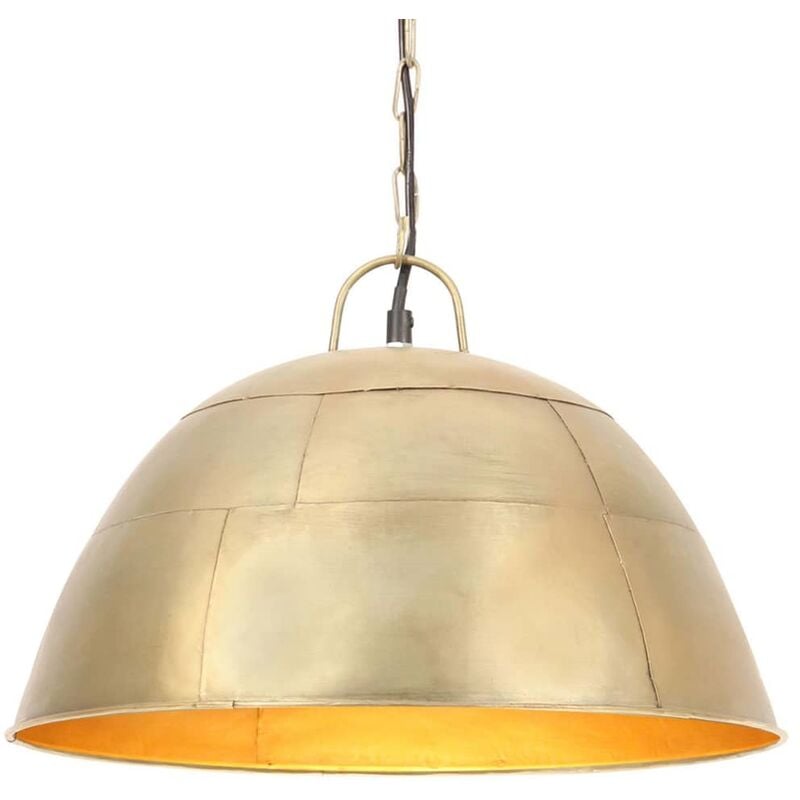 

Lámpara colgante vintage redonda 25 W latón 41 cm E27 - Multicolor
