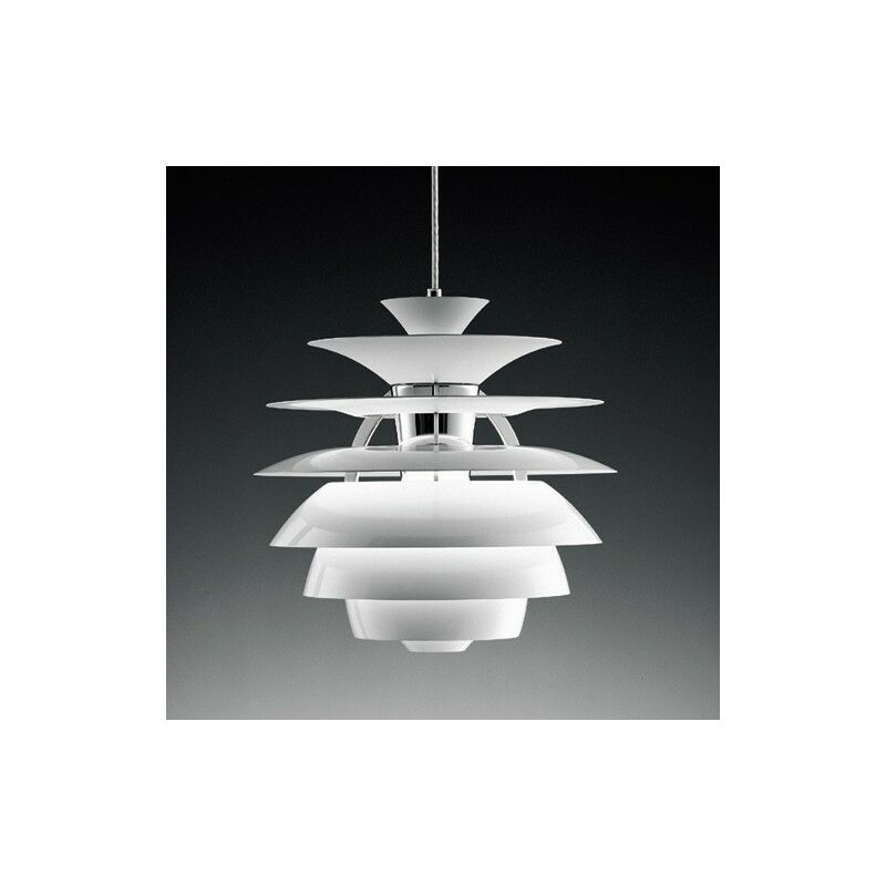

Lámpara CYGNY, aluminio, blanca, 40 cms de diámetro