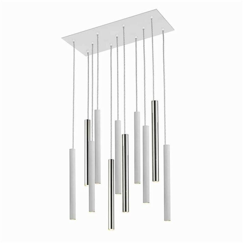 

Lámpara de 11 luces VARAS cromo-blanco led integrado de Schuller