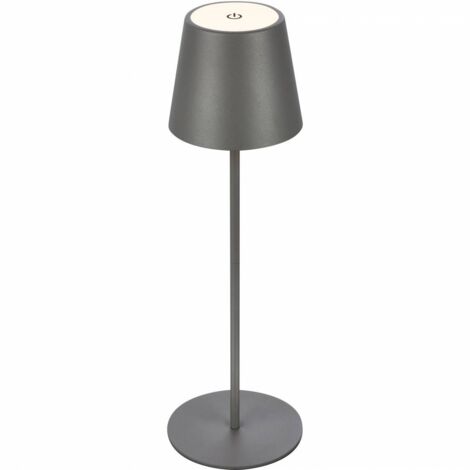 L�MPARA DE MESA BT10004 BATER�A RECARGABLE GRIS