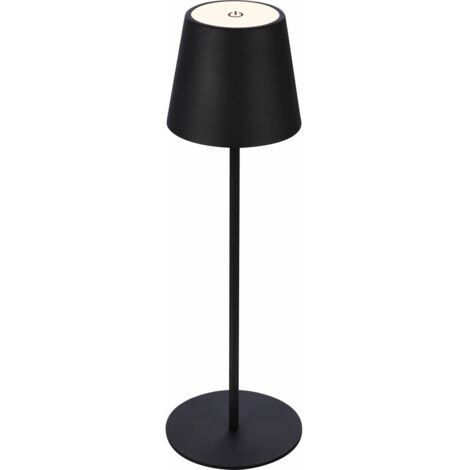 L�MPARA DE MESA BT10008 BATER�A RECARGABLE NEGRO