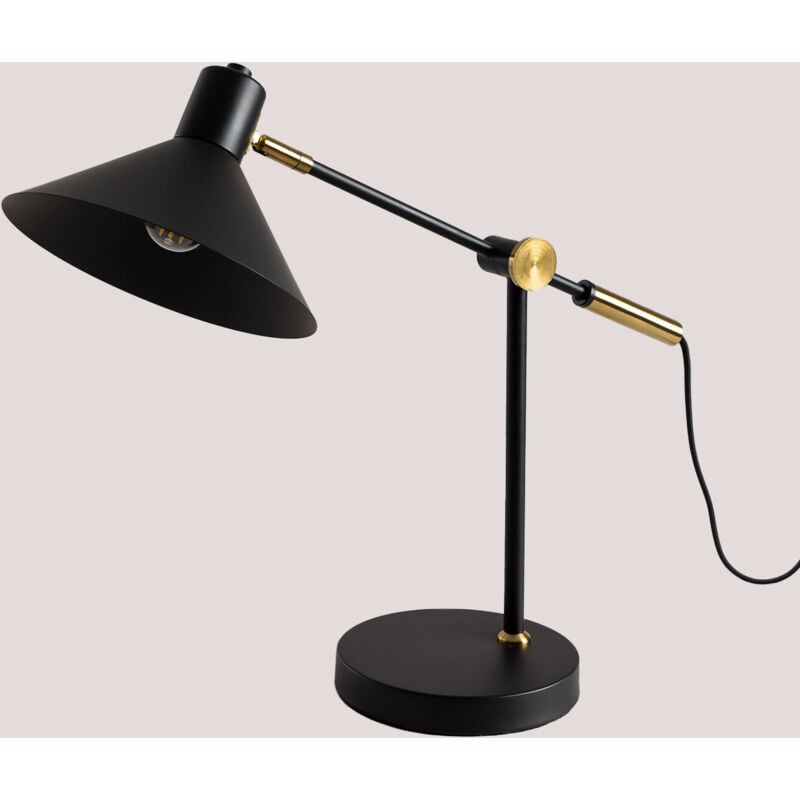 

Lámpara de Mesa Clayt Negro - Sklum