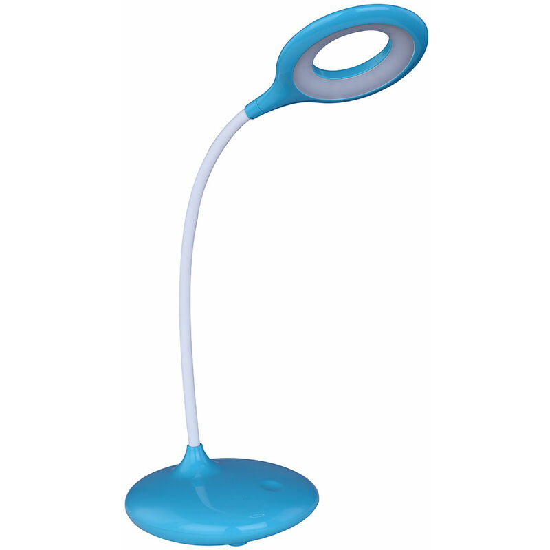 

Lámpara de mesa de escritura LED azul Touch DIMMER lámpara de lectura de sala de estar ajustable Globo 58377B