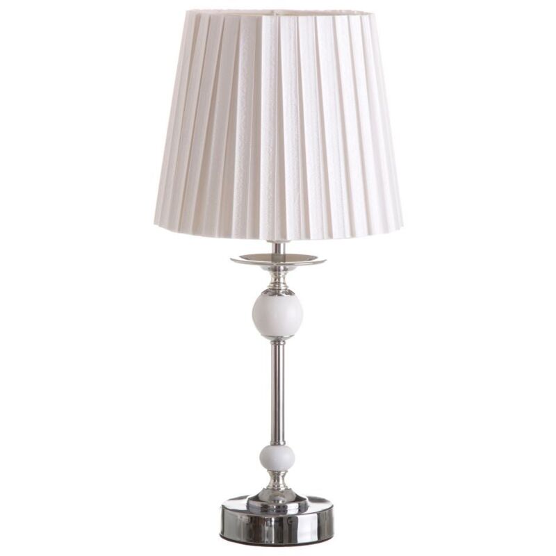 

Lámpara de mesa de metal blanca de 45x20x20 cm