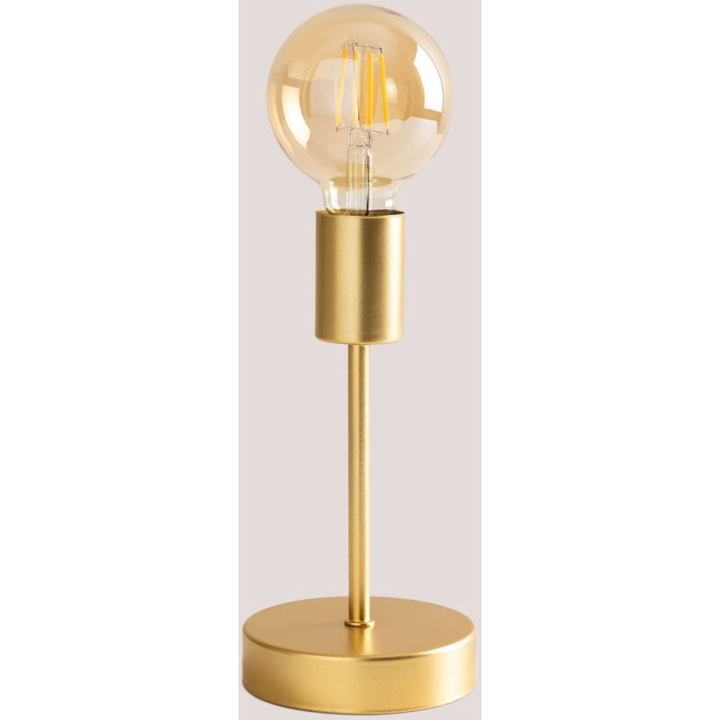 

Lámpara de Mesa en Metal Grystel Oro - Sklum