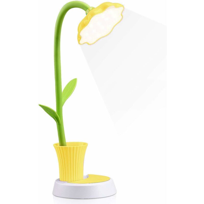

Lámpara de mesa LED Lámparas de escritorio Luz de lectura para libros junto a la cama, Luz de lectura LED recargable portátil, 4 niveles Regulable