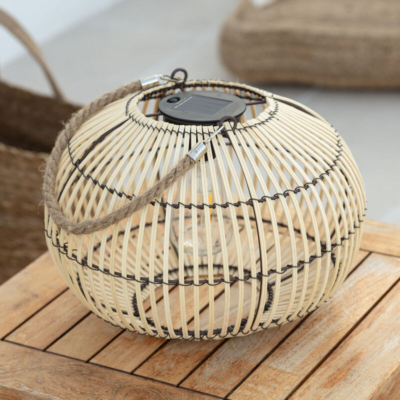 

Lámpara de Mesa LED Solar Sirpur Natural - Natural