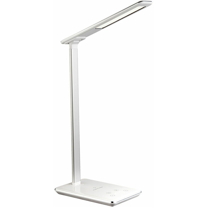 

Lámpara de mesa lámpara de escritorio lámpara de mesa lámpara lateral lámpara de ctil CCT colores de conmutación fijable blanco, 1x LED 5 vatios