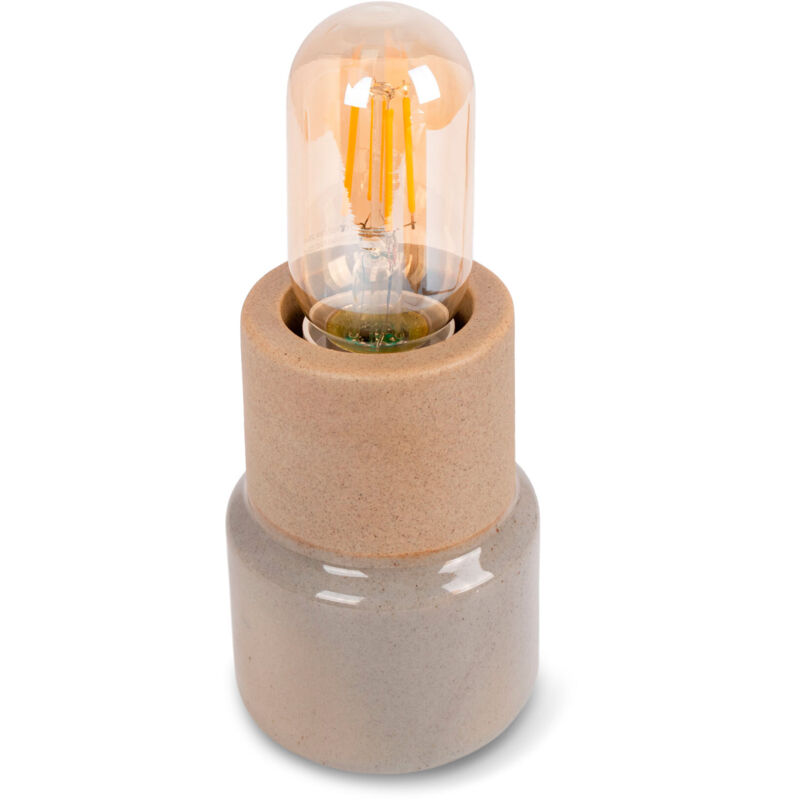 

Lámpara de mesa pequeña de porcelana mate E27