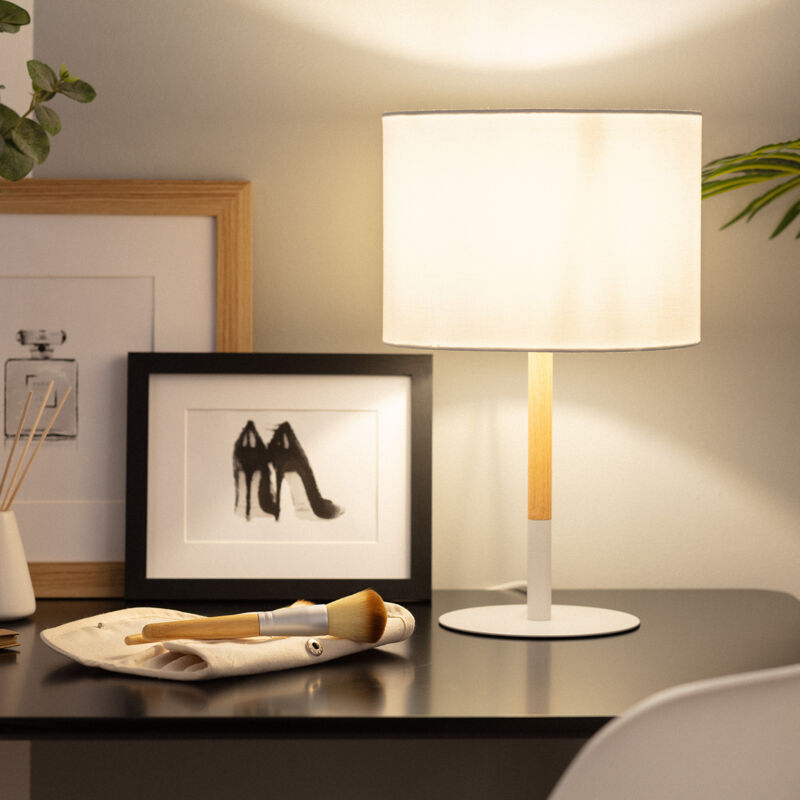 

Lámpara de Mesa Silinda Smart WiFi con Regulador Blanco - Blanco