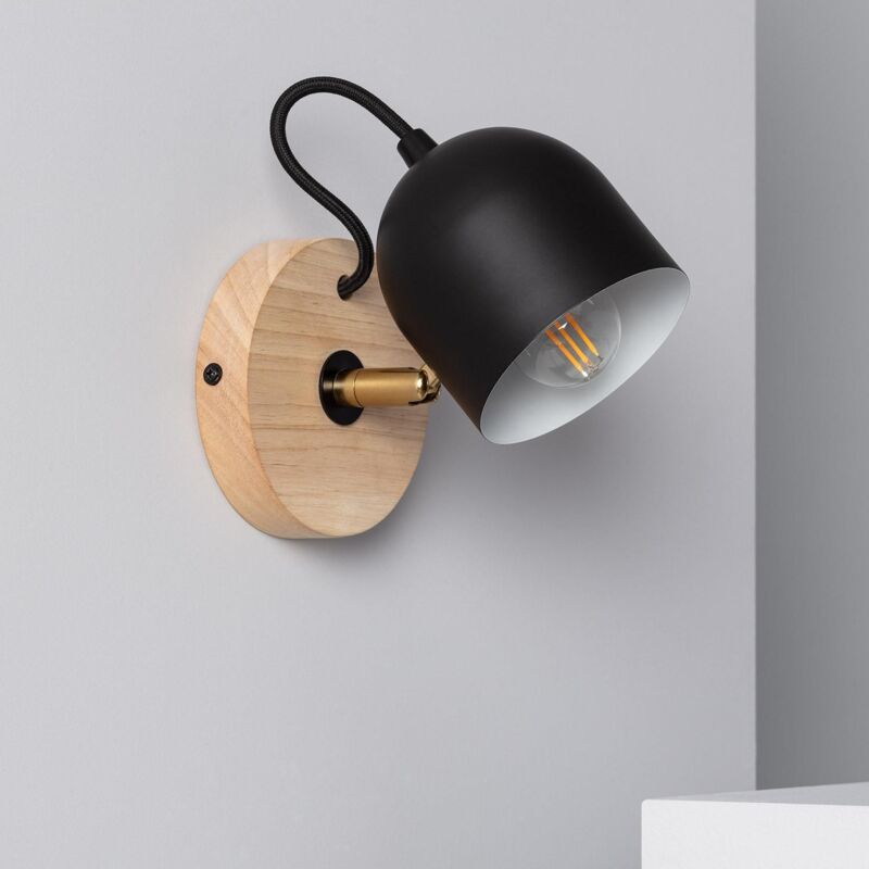 

Lámpara de Pared Acalco Negro - Negro