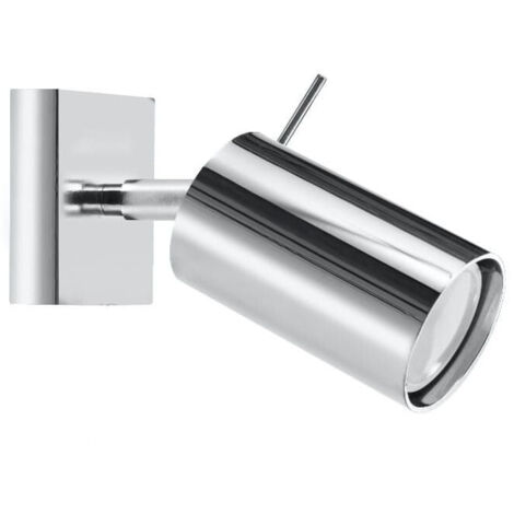 L谩mpara de pared cromada RING