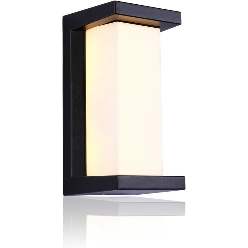 

Lámpara de pared LED lámpara de ascenso lámpara de pared impermeable IP65 terraza terraza pasaje de jardín escaleras 12W, blanco cálido