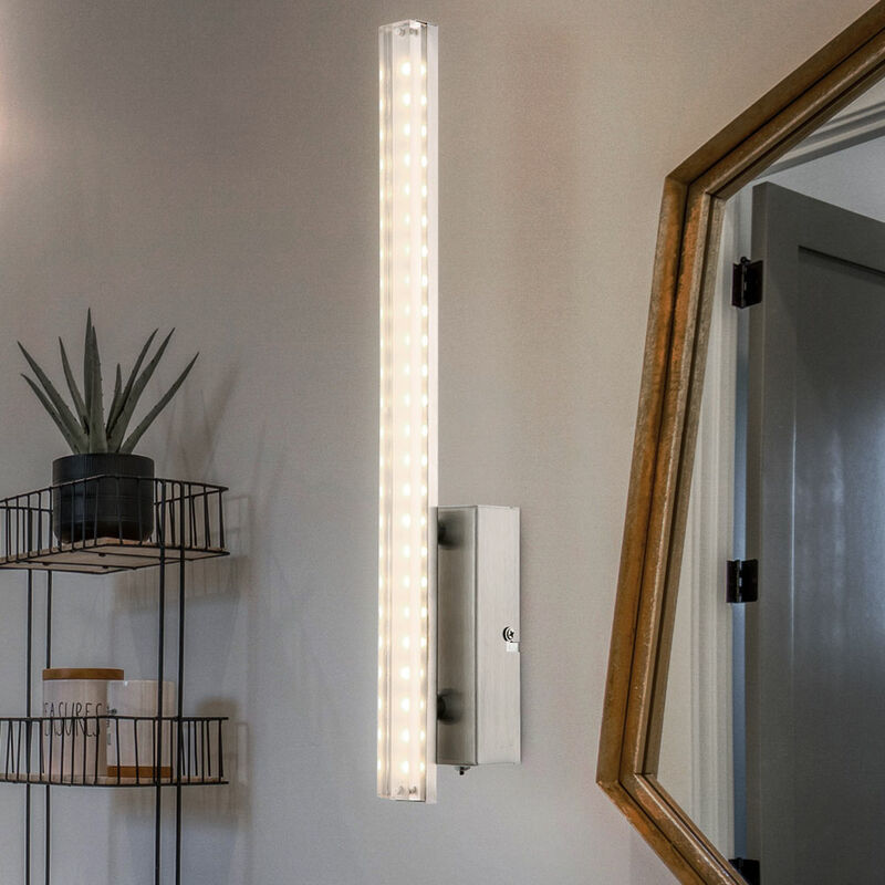 

Lámpara de pared LED lámpara de pared diseño de tubo de punto de pared atenuador táctil H 42 cm sala de estar dormitorio