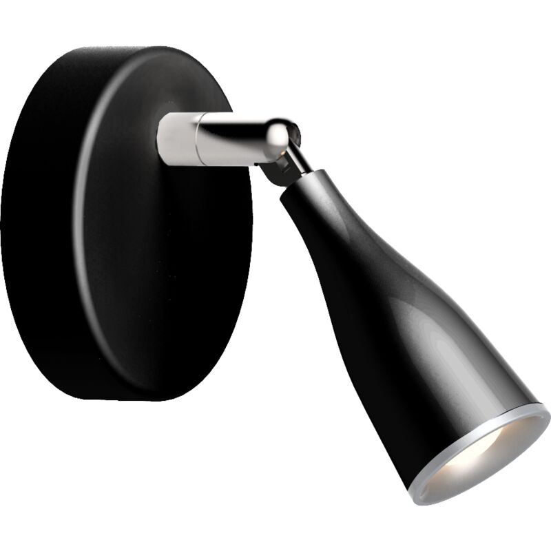 

Lámpara de Pared Serie Modern 4.5W 100° IP20 Negro Temperatura de color - 3000K Blanco cálido