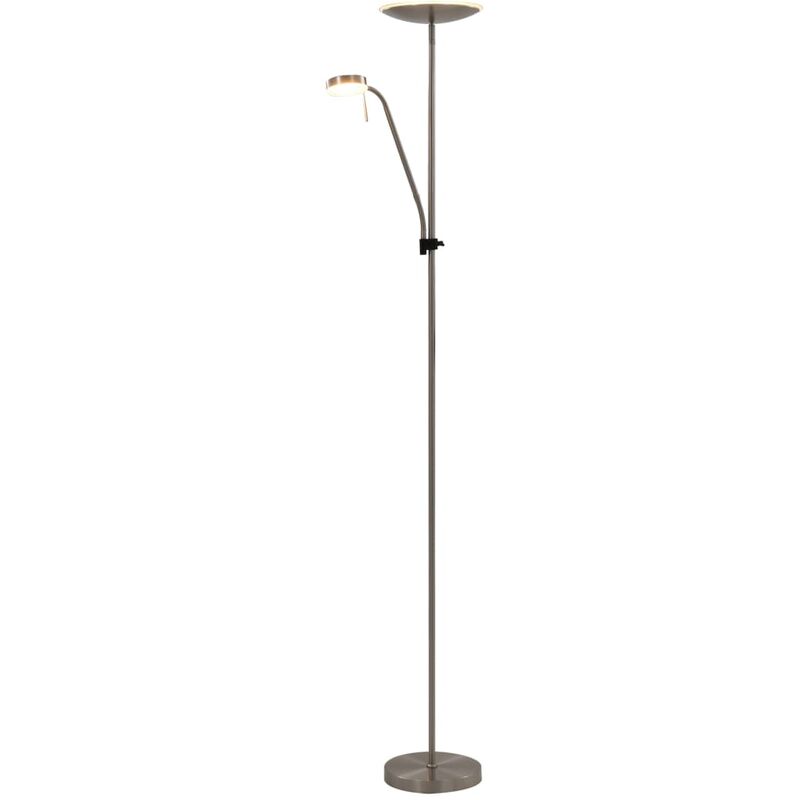 

Lámpara de pie 16 W plateado 180 cm - Plateado