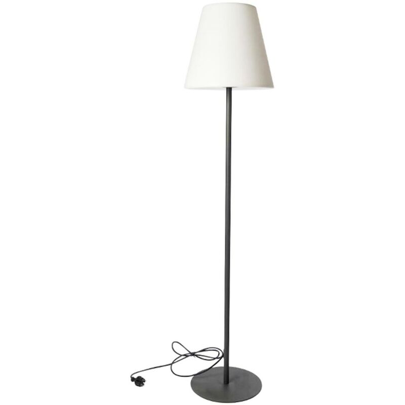 

Lámpara de pie de exterior con base de acero, potente LED blanco STANDY H150cm base E27