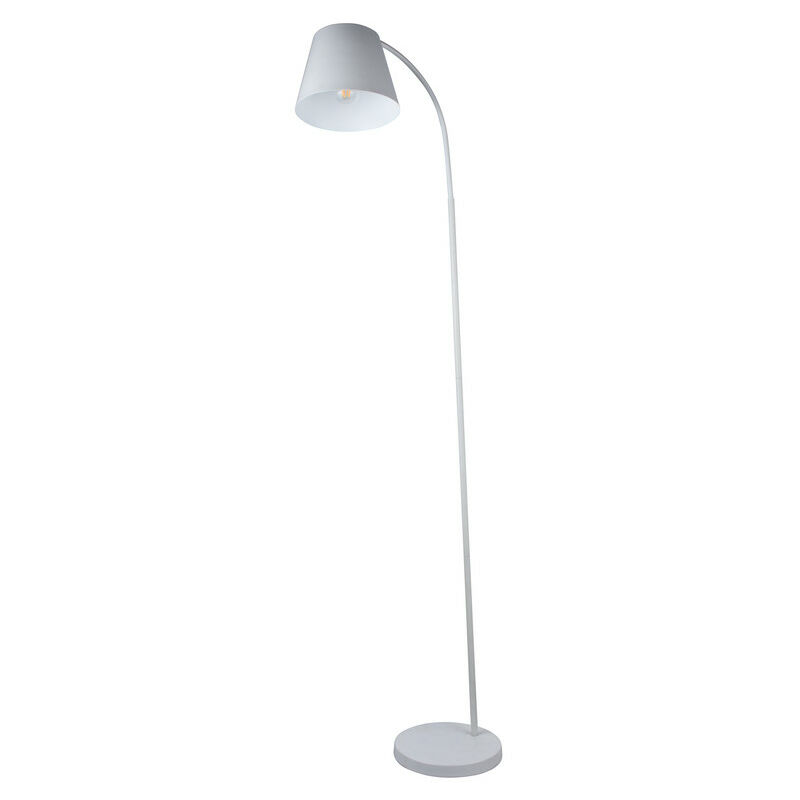 

Lámpara de pie, luz led, de metal lacado, blanco, diseño GEOMETRY Blanco - Herdasa