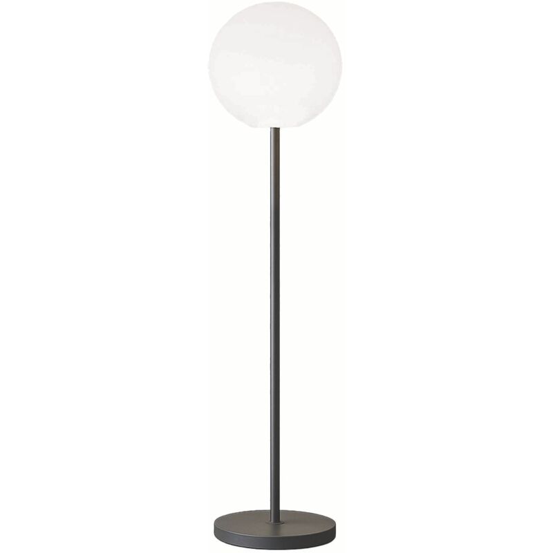 

Lámpara de pie recargable con base metálica, diseño escandinavo, blanco cálido/blanco regulable LUNY TALL H150cm