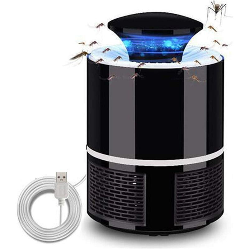 

Lámpara de protección contra mosquitos, trampa para mosquitos, lámpara LED UV para mosquitos, fuente de alimentación USB, repelente de insectos,