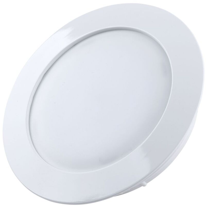 

Briloner - Lámpara de techo, foco empotrable, lámpara de salón, LED blanco de forma redonda, metal, 12 vatios 1000 lm, F x Al 18,8x3,1 cm