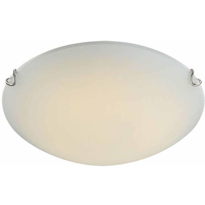 

Lámpara de techo LED luminaria metal vidrio blanco ópalo salón comedor dormitorio cocina pasillo