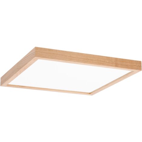 L谩mpara de techo LED Plafond LEJA 60x60 ROBLE 34W para pasillo, habitaci贸n STYLISH