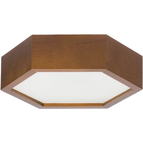 L谩mpara de techo LEJA hex 275 RUSTIKAL para sal贸n, cocina, ba帽o STYLISH
