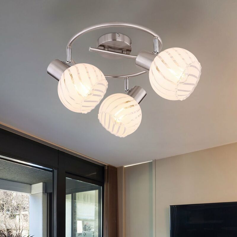 

Lámpara de techo lámpara roundel iluminación foco móvil salón dormitorio