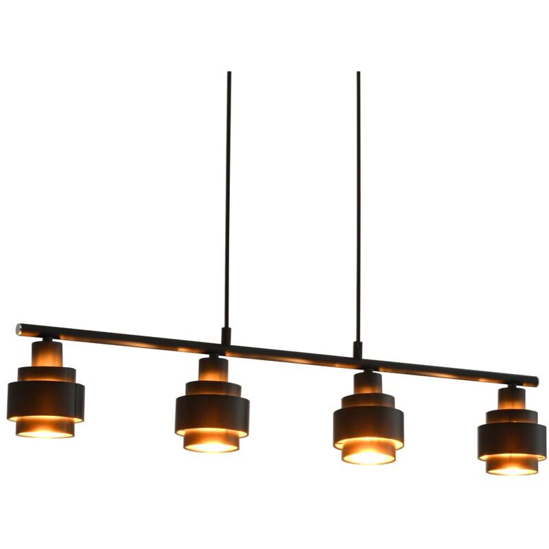

Lámpara de techo negro 82 cm E14 - Negro
