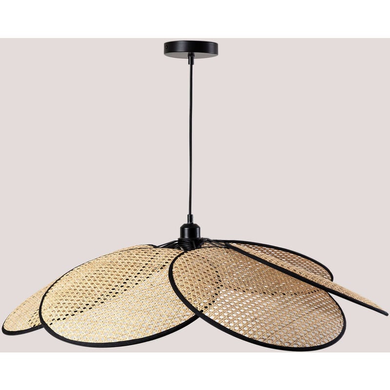 

Lámpara de Techo Okai Vintage Style SKLUM - Negro - Madera Natural ↔88 cm