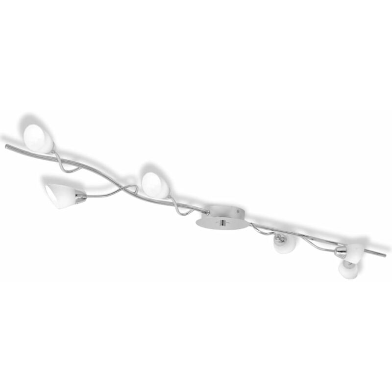 

Lámpara de techo para 6 bombillas G9 240 W - Blanco