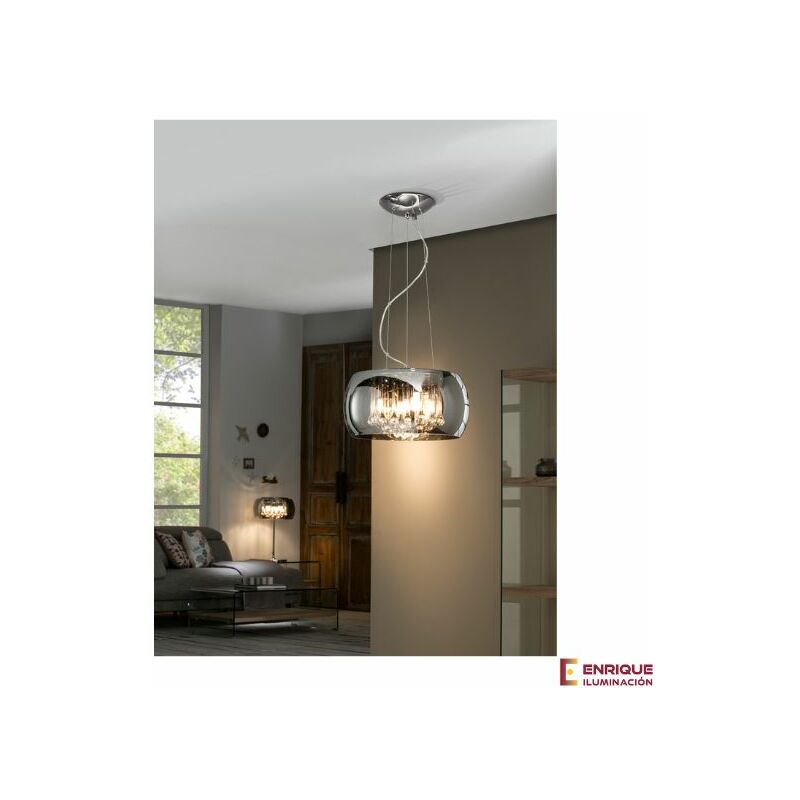

Lámpara de techo Schuller Argos 40 lágrimas de cristal