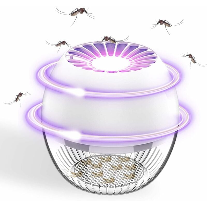 

Zqyrlar - Lámpara de trampa de mosquitos, asesino de mosquitos eléctrico, lámpara de mosquitos interior pequeña, lámpara repelente de mosquitos