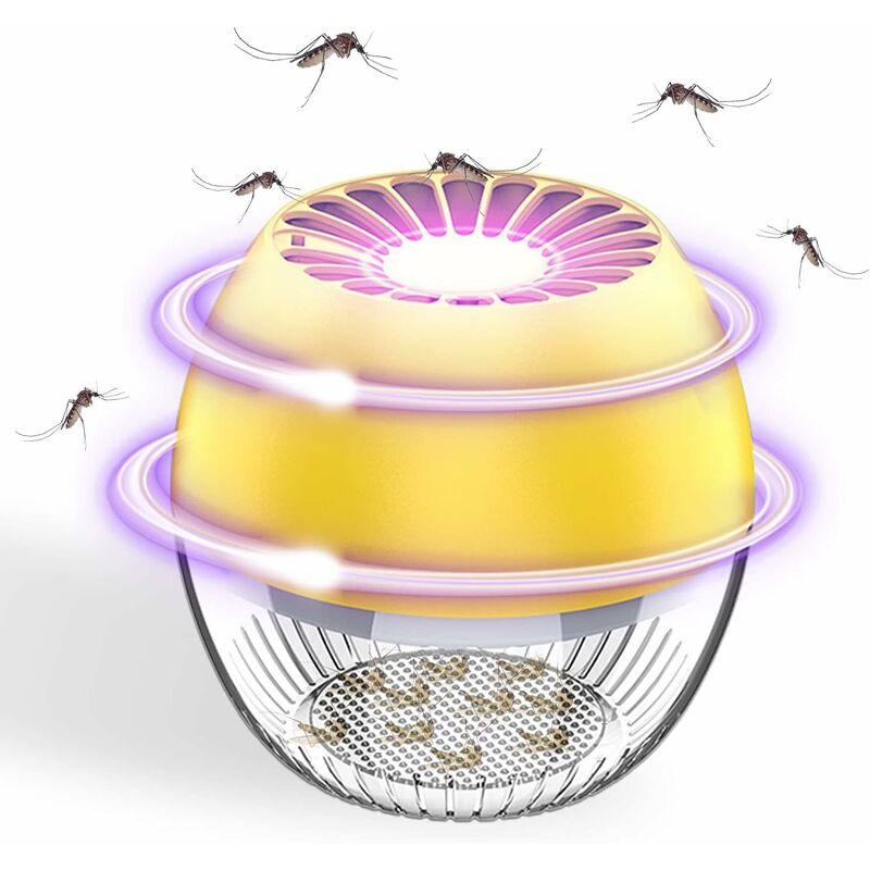 

Zqyrlar - Lámpara de trampa de mosquitos, Matamosquitos eléctrica, Lámpara de mosquitos interior pequeña, Lámpara repelente de mosquitos silenciosa