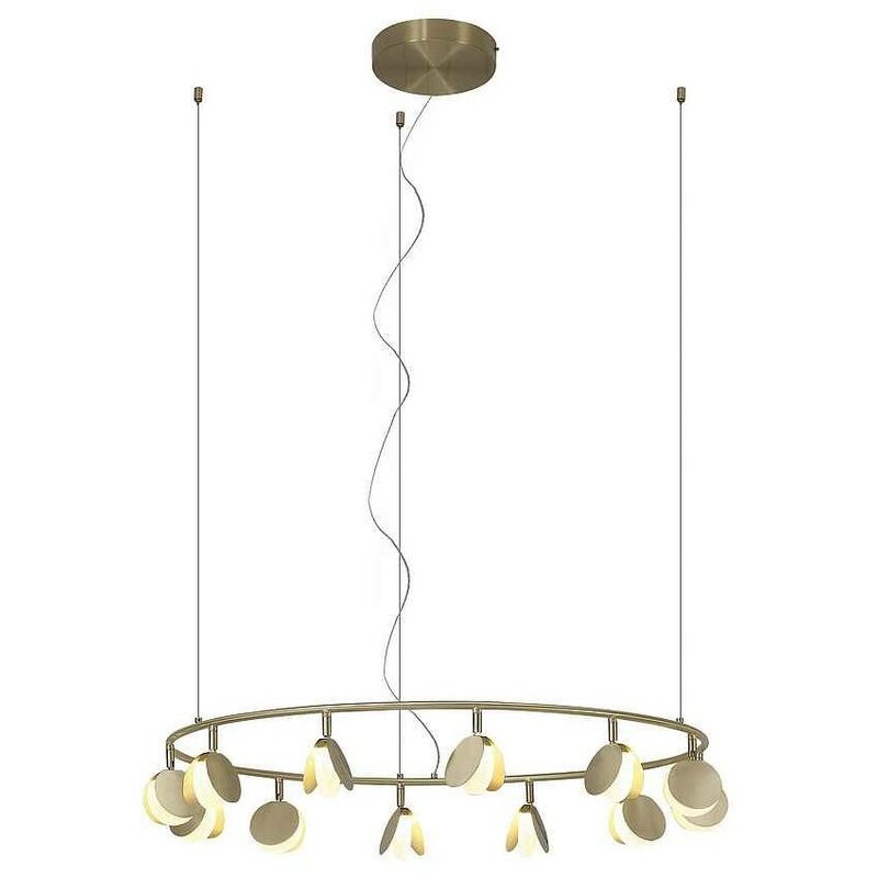 

Lámpara LED 12 luces SHELL oro de - Mantra